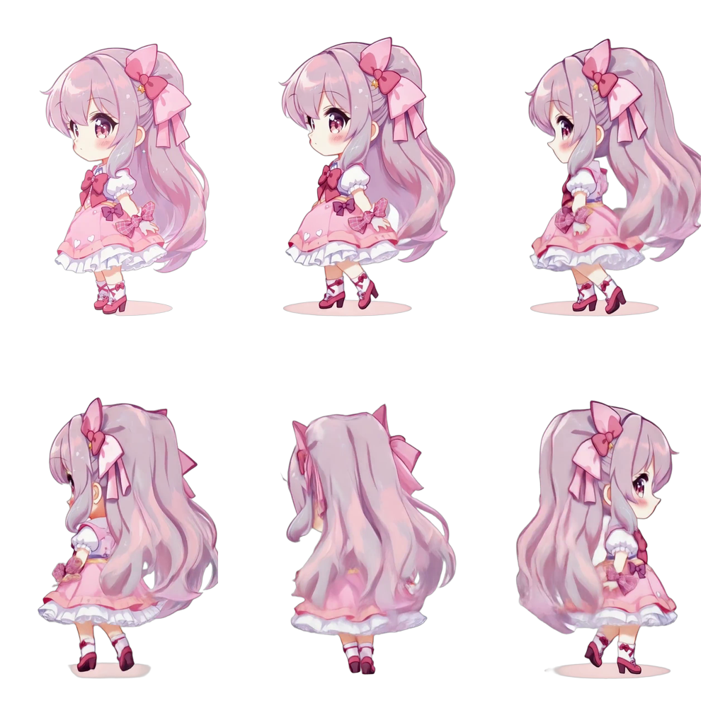 Sprite Sheet Cute Anime